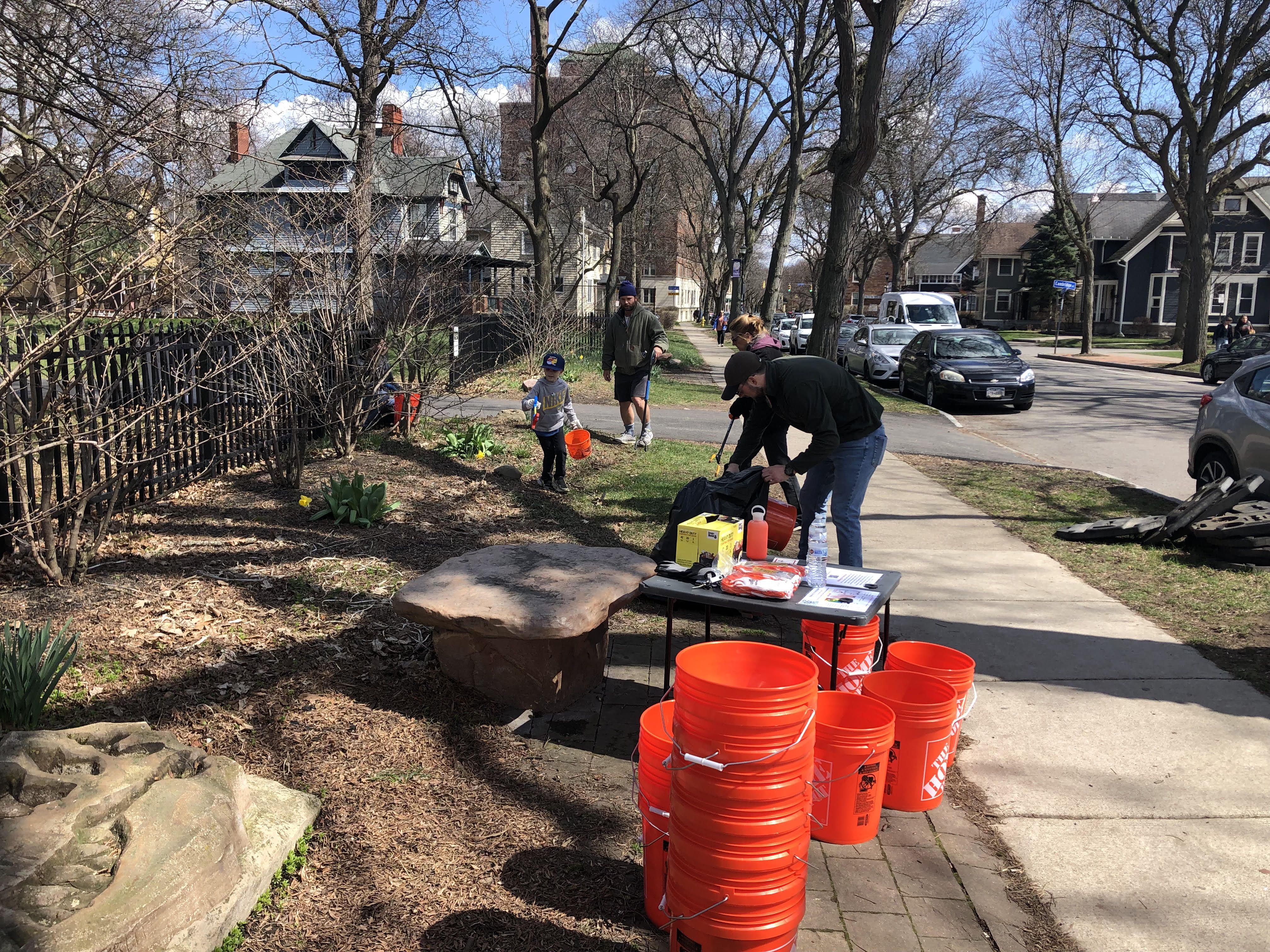 Trash Talk Community Cleanup with the Rochester Amerks!